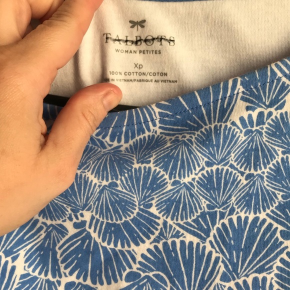 Seashell Print - Talbots XL - Picture 4 of 4